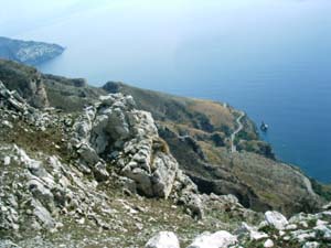 Positano Vendesi fondo agricolo panoramico con rudere